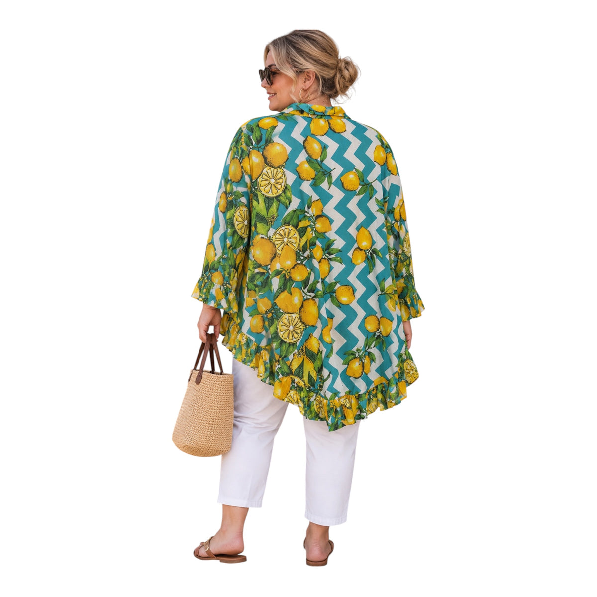 Lemon button down shirt