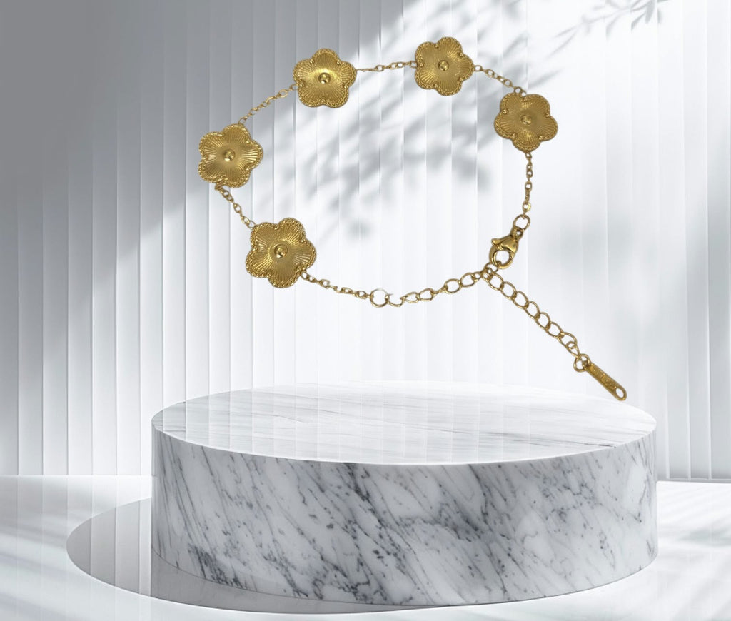 Non-Tarnish Stainless Steel Clover Bracelet for Women