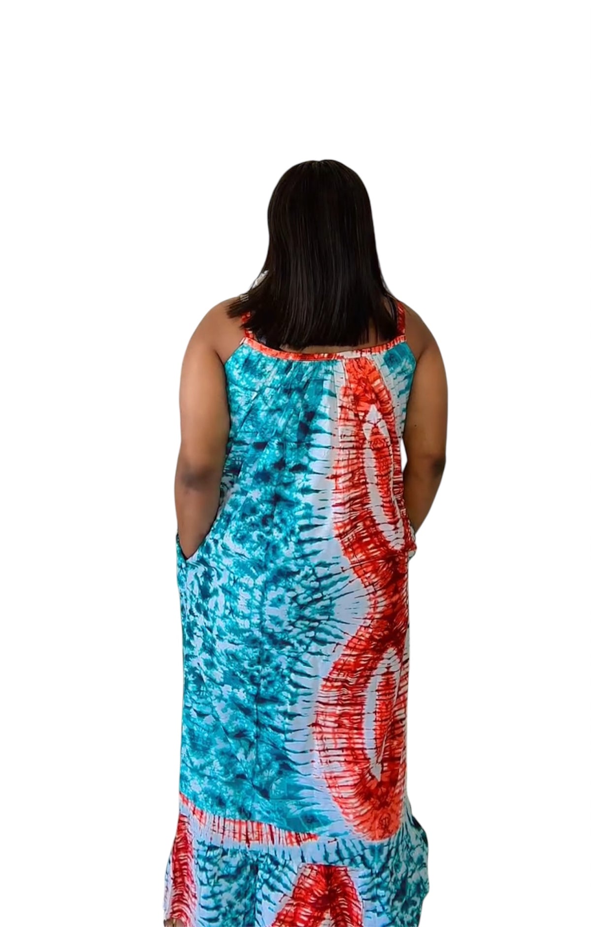Ankara sleeveless dress
