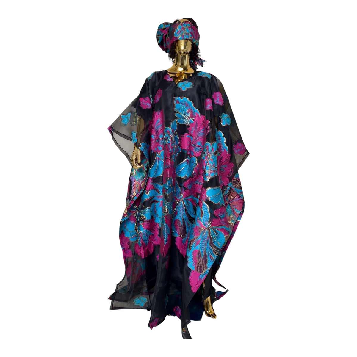 Organza Brocade kaftan