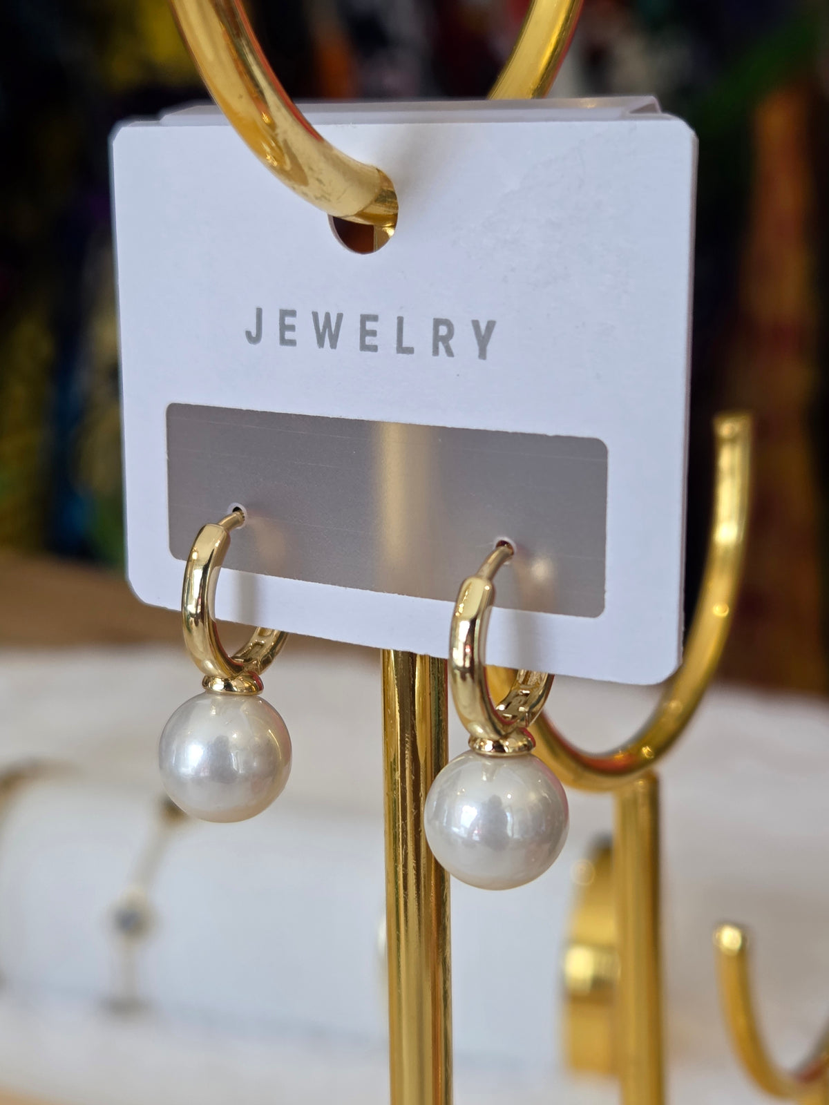 Pearl Stainless steel Earings